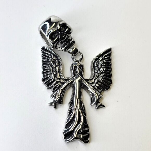 Skeleton Pendant Stainless Steel - Picture 3 of 10